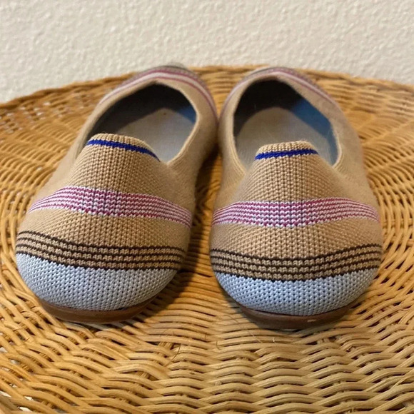 Rare Rothy’s merino wool camel ribbon stripe size 8 - Picture 7 of 8